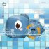 Baby Bathroom Bath Toys Cute Cartoon Dinosaur Floating Wind Up Water Swimming Toys For Children Gifts Green