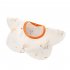 Baby Bibs Double Layer Cotton Waterproof Saliva Towel Cartoon Animal Printing 360 Degrees Rotating Bib mushroom bunny