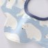 Baby Bibs Double Layer Cotton Waterproof Saliva Towel Cartoon Animal Printing 360 Degrees Rotating Bib mushroom bunny