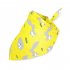 Baby Bibs Twill Cotton Triangle Lace up Drooling Soothe Towel Cartoon Printing Bibs For 0 1 Years Old Boys Girls red strawberry 40 x 40 x 58cm