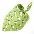 Baby Bibs Twill Cotton Triangle Lace up Drooling Soothe Towel Cartoon Printing Bibs For 0 1 Years Old Boys Girls red strawberry 40 x 40 x 58cm