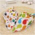 Baby Bibs Twill Cotton Triangle Lace up Drooling Soothe Towel Cartoon Printing Bibs For 0 1 Years Old Boys Girls red strawberry 40 x 40 x 58cm