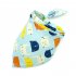 Baby Bibs Twill Cotton Triangle Lace up Drooling Soothe Towel Cartoon Printing Bibs For 0 1 Years Old Boys Girls red strawberry 40 x 40 x 58cm