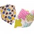 Baby Bibs Twill Cotton Triangle Lace up Drooling Soothe Towel Cartoon Printing Bibs For 0 1 Years Old Boys Girls red strawberry 40 x 40 x 58cm