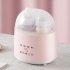 Baby  Bottle Warmer  Bottle Steam Sterilizer Smart Thermostat Bottle Baby Food Heater For Breast Milk Pink