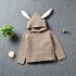 Baby Boy Girl Sweater Cotton Pullover Children Knit Blouse with Cute Rabbit Bunny Ears