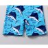 Baby Boys One piece Swimsuit Long Sleeve Short Pants Quick drying Beach Sunscreen Surfing Suit For Summer shark shaped 6 7years XL