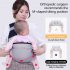 Baby Carrier Lightweight One Shoulder Multi functional Simple Baby Holder For Newborn Infant pink   B