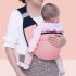 Baby Carrier Lightweight One Shoulder Multi functional Simple Baby Holder For Newborn Infant pink   B