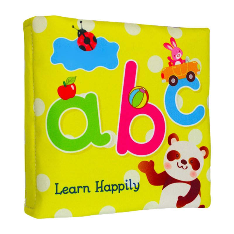Baby Cloth Book Infant Children Early Learning Educational Puzzle Books Toys Baby Soft Activity Book, My First Word Book, Best Cloth Book Learn the letters