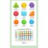 Baby Colorful Building Blocks Rainbow Cube Sorting Game Learning Educational Toys Gifts For 0 2 Years Old Children HE0209