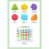 Baby Colorful Building Blocks Rainbow Cube Sorting Game Learning Educational Toys Gifts For 0 2 Years Old Children HE0211