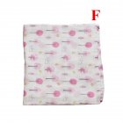 Baby Cotton 2 layer Bath Towel Newborn Towel Stroller Seat Blanket F 120 120