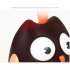 Baby Cute Owl Tumbler Nodding Eyes Doll Rattles Bell Toys as Xmas Gifts for Kids brown