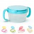Baby Cute Snack Cup Toddler Tableware Anti Skip Double handle Prevent Splashing Baby Cup Pink