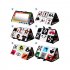 Baby Floor Mirror Toy Magic Mirror Sensory Toys For 6  12 Months Babies Intelligence Development Crawl Toys orange folding mirror