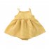 Baby Girl Sling Dress Stylish Plaid Sleeveless Pullover Cotton Dress For 0 3 Years Old Kids Green plaid 3 6M 66