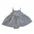 Baby Girl Sling Dress Stylish Plaid Sleeveless Pullover Cotton Dress For 0 3 Years Old Kids Green plaid 3 6M 66