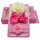 Baby Girls Bowknot Headband Hairbands Hair Band Accessories with Gift Box