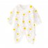 Baby Girls Boys Romper Casual Long Sleeves Cute Printing Cotton Breathable Jumpsuit For 0 6 Months Newborn white clouds 1 3M 59cm