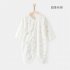 Baby Girls Boys Romper Casual Long Sleeves Cute Printing Cotton Breathable Jumpsuit For 0 6 Months Newborn white clouds 0 1M 52cm