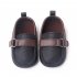 Baby Girls Boys Shoes Pu Leather Casual Breathable Anti slip Soft Soles Low Top First Walking Shoes For Infant Khaki 9 12M sole length 13cm