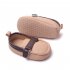 Baby Girls Boys Shoes Pu Leather Casual Breathable Anti slip Soft Soles Low Top First Walking Shoes For Infant Khaki 9 12M sole length 13cm