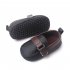 Baby Girls Boys Shoes Pu Leather Casual Breathable Anti slip Soft Soles Low Top First Walking Shoes For Infant Khaki 9 12M sole length 13cm