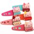 Baby Girls Cute Cartoon Hair Clip Fashion Headwear Hair Accessories as Gifts for Toddlers Cat   Watermelon Red