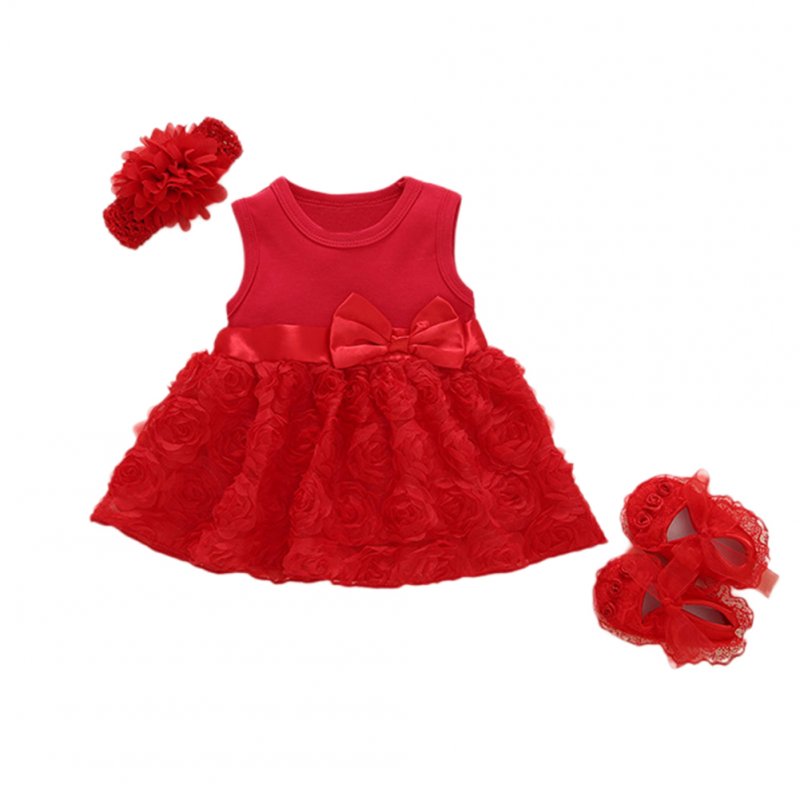 Princess dress set - Red 3M 0-3 months
