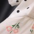 Baby Girls Short Sleeves Dress Summer Sweet Polka Dot Floral Printing Cotton Dress For 1 3 Years Old Kids yellow 30 36M 110