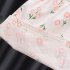 Baby Girls Short Sleeves Dress Summer Sweet Polka Dot Floral Printing Cotton Dress For 1 3 Years Old Kids yellow 30 36M 110