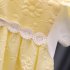 Baby Girls Summer Dress Short Sleeve Round Neck Princess Dresses Summer Clothes Outfit For Toddler Girls yellow 24 30M 100