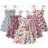 Baby Girls Summer Sling Dress Sleeveless Spaghetti Straps Mini Dress Sundress Children Clothing For 1 8 Years cotton rose 2 1 2Y 90