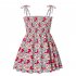 Baby Girls Summer Sling Dress Sleeveless Spaghetti Straps Mini Dress Sundress Children Clothing For 1 8 Years cotton rose 2 7 8Y 130
