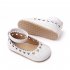 Baby Girls Toddler Shoes Casual Pu Leather Hollow out Heart shape Anti slip Soles Princess First Walkers Shoes White 6 9M 12cm