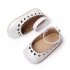 Baby Girls Toddler Shoes Casual Pu Leather Hollow out Heart shape Anti slip Soles Princess First Walkers Shoes White 6 9M 12cm