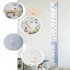 Baby Growth Chart Handing Ruler Wall Decor for Kids Removable Growth Height Chart Animal models 20 200