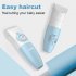 Baby Hair Clipper Waterproof Rechargeable Mute Safe Electric Hair Trimmer blue
