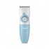 Baby Hair Clipper Waterproof Rechargeable Mute Safe Electric Hair Trimmer blue