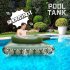 Baby Inflatable Pool Floats Big Tank With Water Sprayer Swimming Ring Pvc Water Toys For Kids Summer Party Large water spray tank