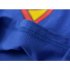 Baby Kid Cotton T shirt Cartoon Superman Short Sleeve Crew Neck Tops for 2 8Y Boy Girl Navy blue 90cm