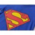 Baby Kid Cotton T shirt Cartoon Superman Short Sleeve Crew Neck Tops for 2 8Y Boy Girl Navy blue 130cm