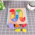 Baby Kids Wooden Snake Shape Digital Educational Puzlzle Toys
