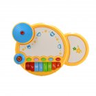 [US Direct] Baby Learning Musical Drum Toy with Light for Baby Early Development