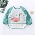 Baby Long Sleeves Bib Cute Cartoon Printing Multi color Waterproof Feeding Apron For 1 3 Years Old Boys Girls Dinosaur 1 3Y free size