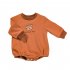 Baby Long Sleeves Bodysuit Cute Cartoon Bear Pullover Romper For Boys Girls Aged 0 3 brown 6 12M 73