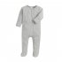 Baby Long Sleeves Jumpsuit Newborn Cotton Single Breasted Simple Solid Color Romper For 0 1 Years Old Kids green 0 3M 3