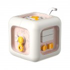 Baby Magic Cube Toys Password Lock Drawer Rotating Clock Rotating Fan Early Educational Toys Gifts For Boys Girls pink