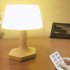 Baby Night Light With USB Charging Cable Remote Control Transparent Lampshade Rechargeable Table Lamp Bedside Table Lamp For Bedroom Living Room Bar Office Manu